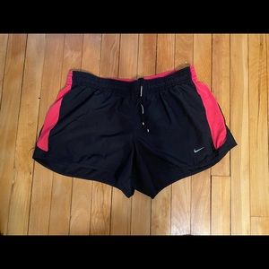 Nike running shorts with working drawstring